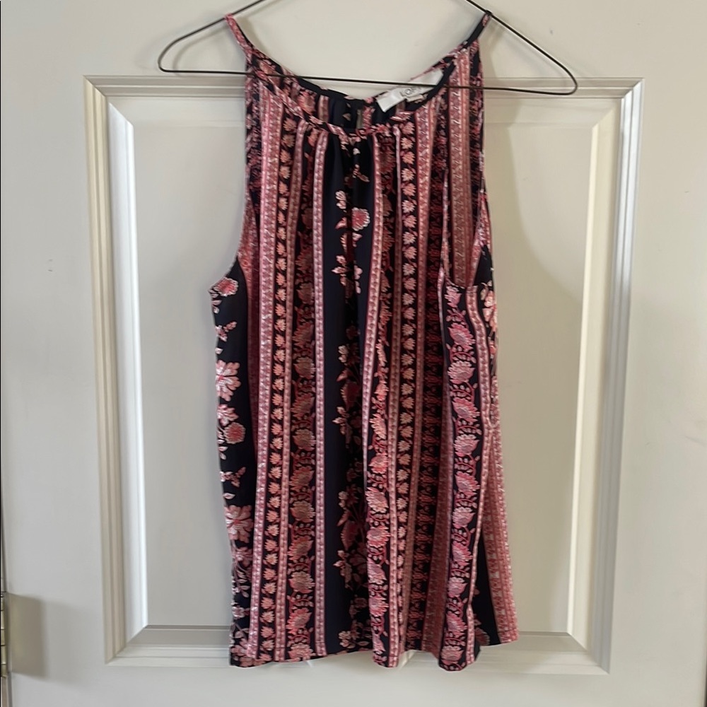 LOFT floral halter top- NEW